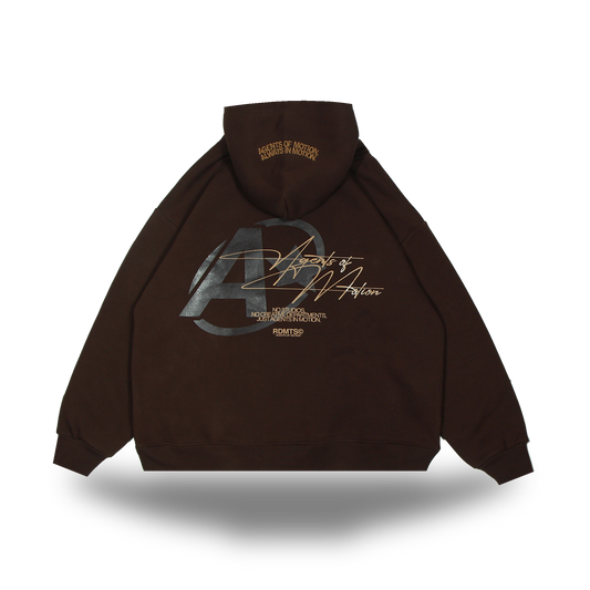 AOM - Cosy Hoodie - Mocha